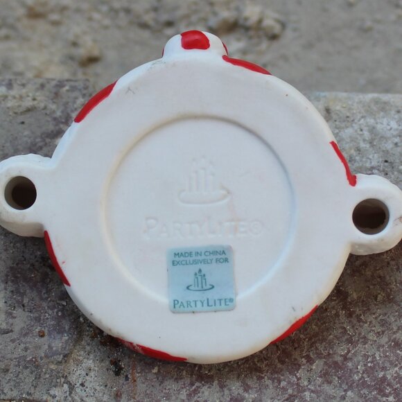 Vintage 1990s PartyLite Candle Snuffer | Peppermint Holiday Decor | Discontinued - Picture 7 of 16